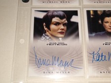 Star Trek Nemesis Dina Meyer Commander Donatra NA4 autograph card