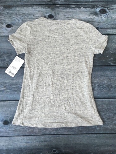 New Women's ATHLETA Zephr Linen Tee / Gray XXS $59 / Short Sleeve t-shirt - Picture 10 of 10