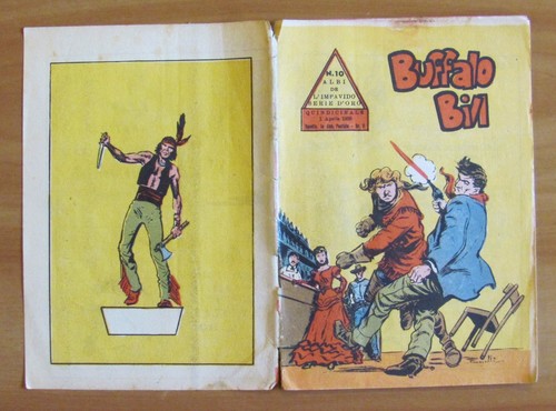Buffalo Bill Albi Dell'Courageux N.10 - Série D'Or - Ed Flaminia 1958 -buzzelli - Photo 5/5