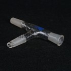 14/23 Joint Distillation Adapter 3-way Claisen 75 Degree Head Connector Tube