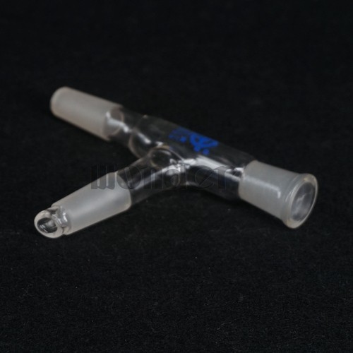 14/23 Joint Distillation Adapter 3-way Claisen 75 Degree Head Connector Tube - Picture 1 of 4