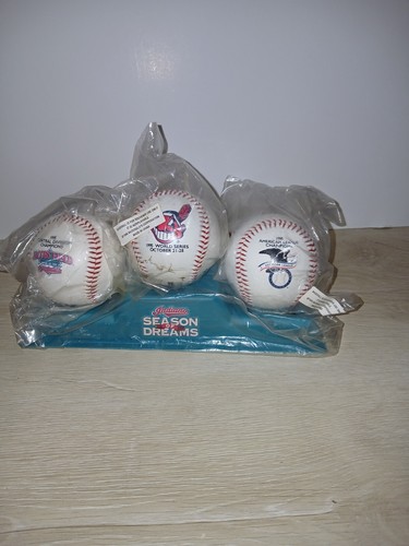 World Series 1995 Fotoballs Season of Dreams McDonalds MLB Indians Vs Braves New - Picture 11 of 19