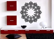 Vinyl Decal Wall Sticker Arabesque Fancy Foral Ornament (n714)