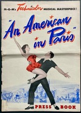 An American in Paris ORIGINAL US Campaign Book FIRST RELEASE Gene Kelly 1951