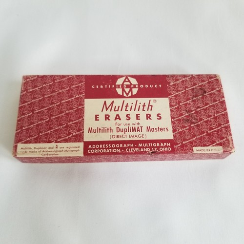 Gomas de borrar "Multilith" n.º 10 directores multigráficos 40-2546 y caja - Imagen 9 de 9