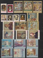 Romania - Group Mint Mostly NH Sets, 1970 s-1990 s, Old Scott  CV $75+(6 scans)
