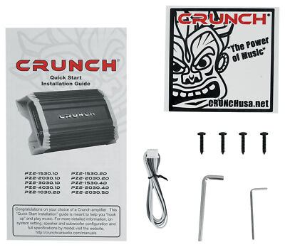 CRUNCH POWER 2000 Watt 2 Channel Class A/B Car Speaker Amplifier Amp PZ-2020.2 E - Foto 7