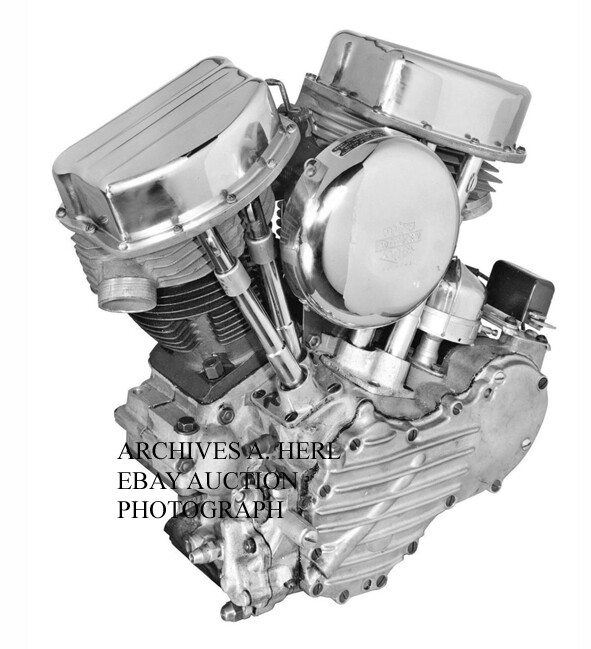 Harley-Davidson Panhead engine 1948 factory motorcycle photo