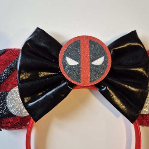 Deadpool Wolverine marvel inspired Disney headband Mickey Mouse ears - Picture 4 of 16