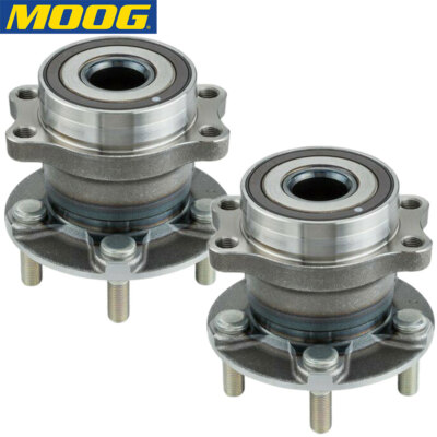 MOOG 4WD Rear Wheel Bearing Hub Pair for Subaru Crosstrek Forester Impreza H09