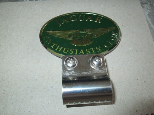 Jaguar Enthusiasts Club Grill Bar Badge with Fixings. Used