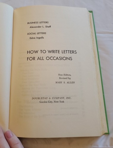 How To Write Letters For All Occasions, By Alexander L. Sheff & Edna Ingalls VTG - Picture 10 of 12