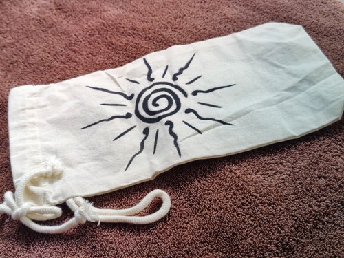 Handmade Cotton Water Bottle Bag 750 ml Sri Lankan New Design - Picture 6 of 7