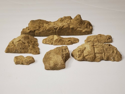 N, HO Scale Layout Scenic Diorama Accessories Hills, Rocks 7 X ,Ready to Install - Picture 2 of 12