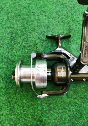 2 x Shimano Biomaster 8000 XTA QD Quick Drag rulli da pesca carpe pesca carpa TOP! - Foto 8 di 12
