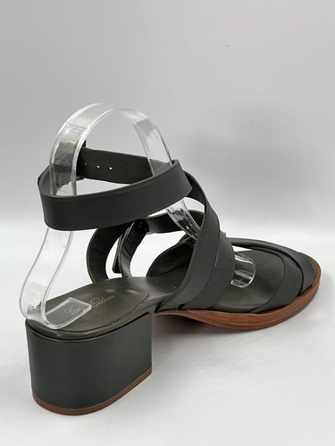 Brooks Brothers/Zac Posen Women's Olive Green Wedge Sandals Size 9M Strappy - Picture 12 of 15