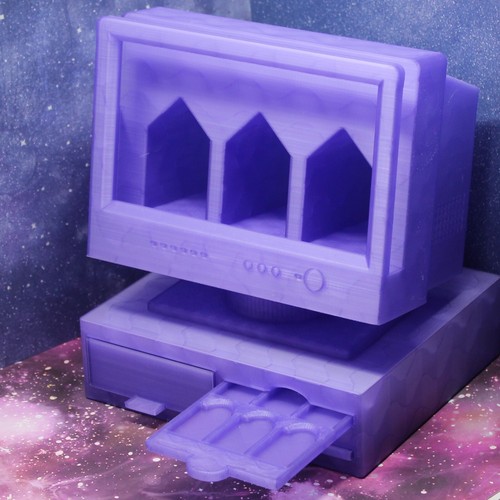 Retro Computer Display Dock Nintendo Switch OLED Original 3D Printed - Picture 10 of 11
