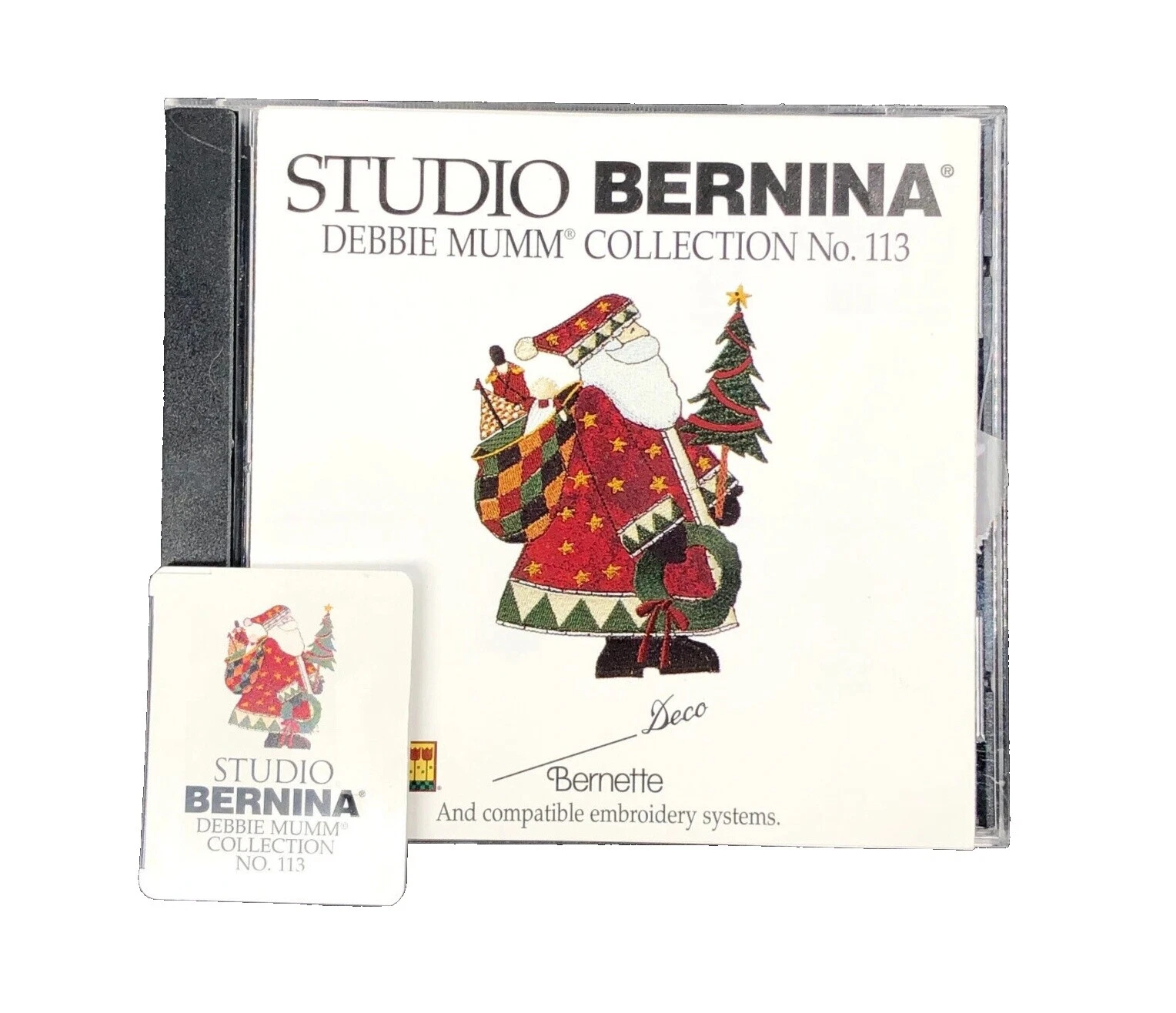 Diseño de la máquina de bordar BERNINA Tarjetas y CD/DVD