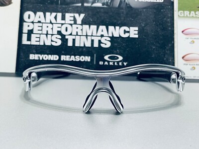 Oakley Radar Path Polished Aluminum Frame w/ Gunmetal Icons - SKU