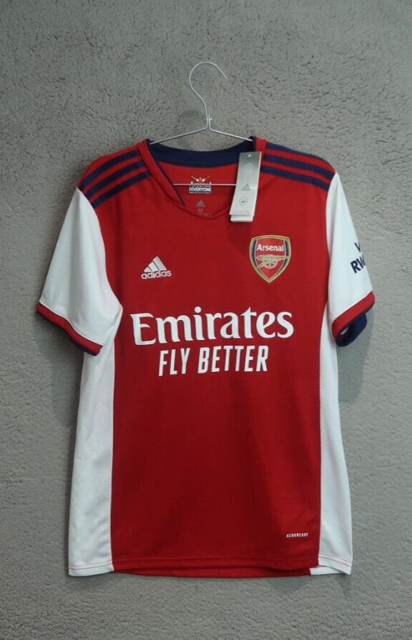 Camiseta Arsenal Hombre Mediana Roja Adidas Casa Fútbol Camiseta Kit Top 2021/2022
