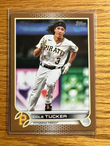 2022 Topps 0437/2022 Gold Border #603 Cole Tucker Pittsburgh Pirates