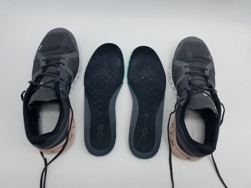 On Cloudflow Swiss Engineering Women's Size 6.5 Running Shoes Gray Black - Picture 8 of 14