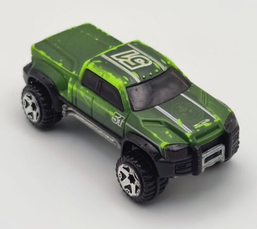 2009 Hot Wheels Mega Duty Green Alien Control 51 Die Cast Truck 1:64