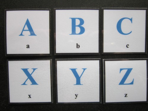 Alphabet letter Cards - Early learning/Autism/EASL/Visual Com/Dementia/Spelling - Picture 24 of 57