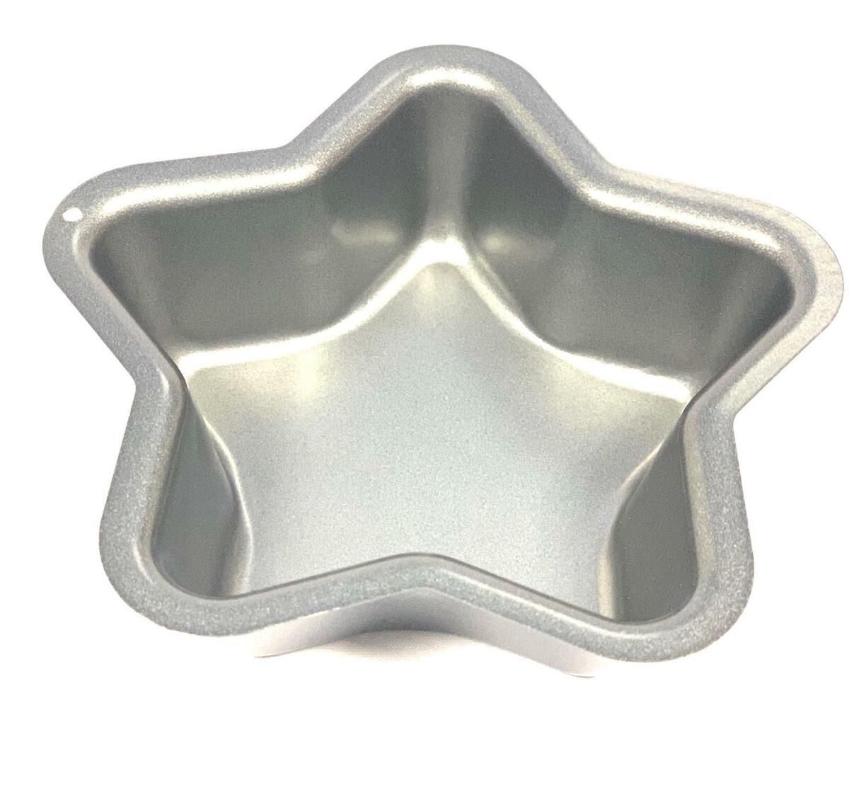 3 PC Novelty BEAR MAN STAR Cake Baking Pan Tin Kids Birthday Party Aluminium