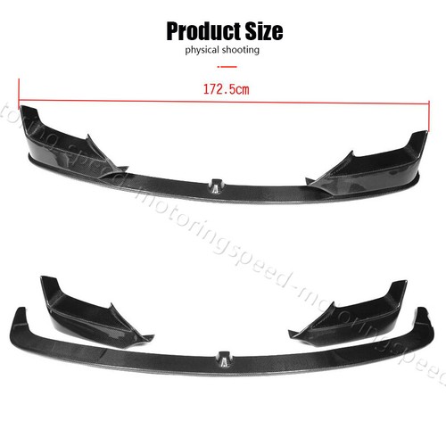 Real Carbon Front Bumper Lip Splitter For BMW 6 Series F06 F12 F13 M Sport 12-19 - Picture 17 of 18