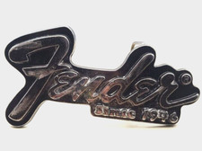 Fender Metal Guitar Belt Buckle Since 1946