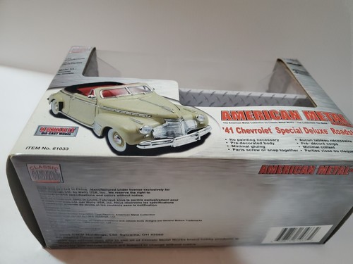 1:24 Metal Works DieCast Metal 41 Chevrolet Special Deluxe Roadster unopened box - Picture 8 of 10