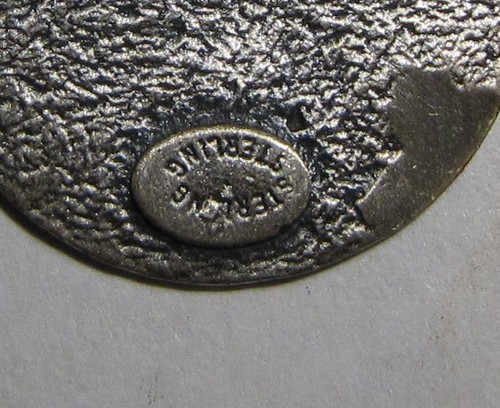 Vintage Stone Mountain Georgia Sterlingsilber Charm Anhänger 3/4" Durchmesser 2G - Bild 3 von 3