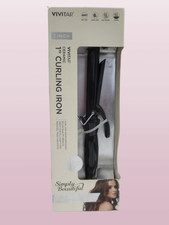VIVITAR SIMPLY BEAUTIFUL CERAMIC 1 INCH CURLING IRON BOXED