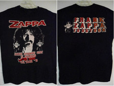 Vtg Frank Zappa Us Tour Concert Heavy Cotton Black All Size Unisex Shirt