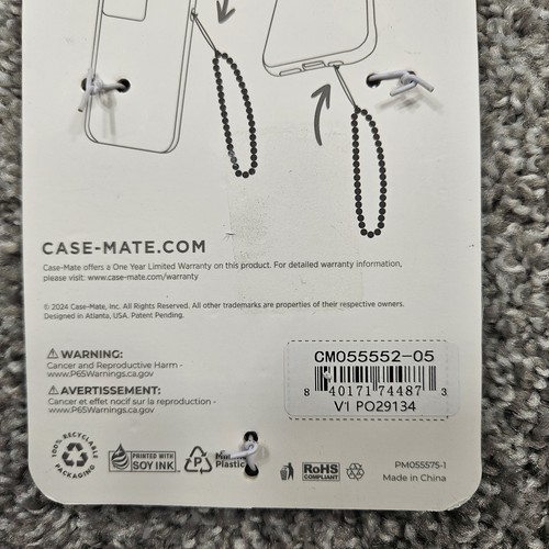 Case-Mate Téléphone Charm Perlé Sangle Coeur Perle Accessoire pour Toutes les Étuis Téléphone - Photo 4 sur 5
