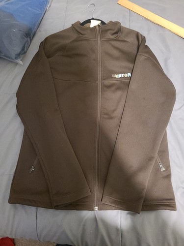 Burton Men's Vintage 90s Full Zip Snowboard Jacket Size XL brown C 02 - Picture 8 of 14