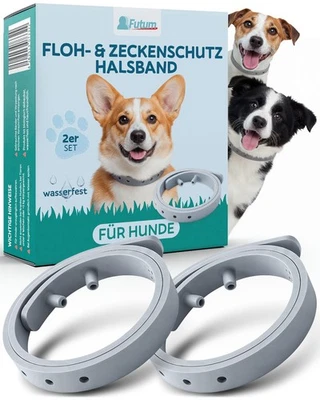 ​​F UTUM 2er Set Floh-&Zecken-Halsband für Hunde mit mechanischer Wirkung - Bild 1 von 4