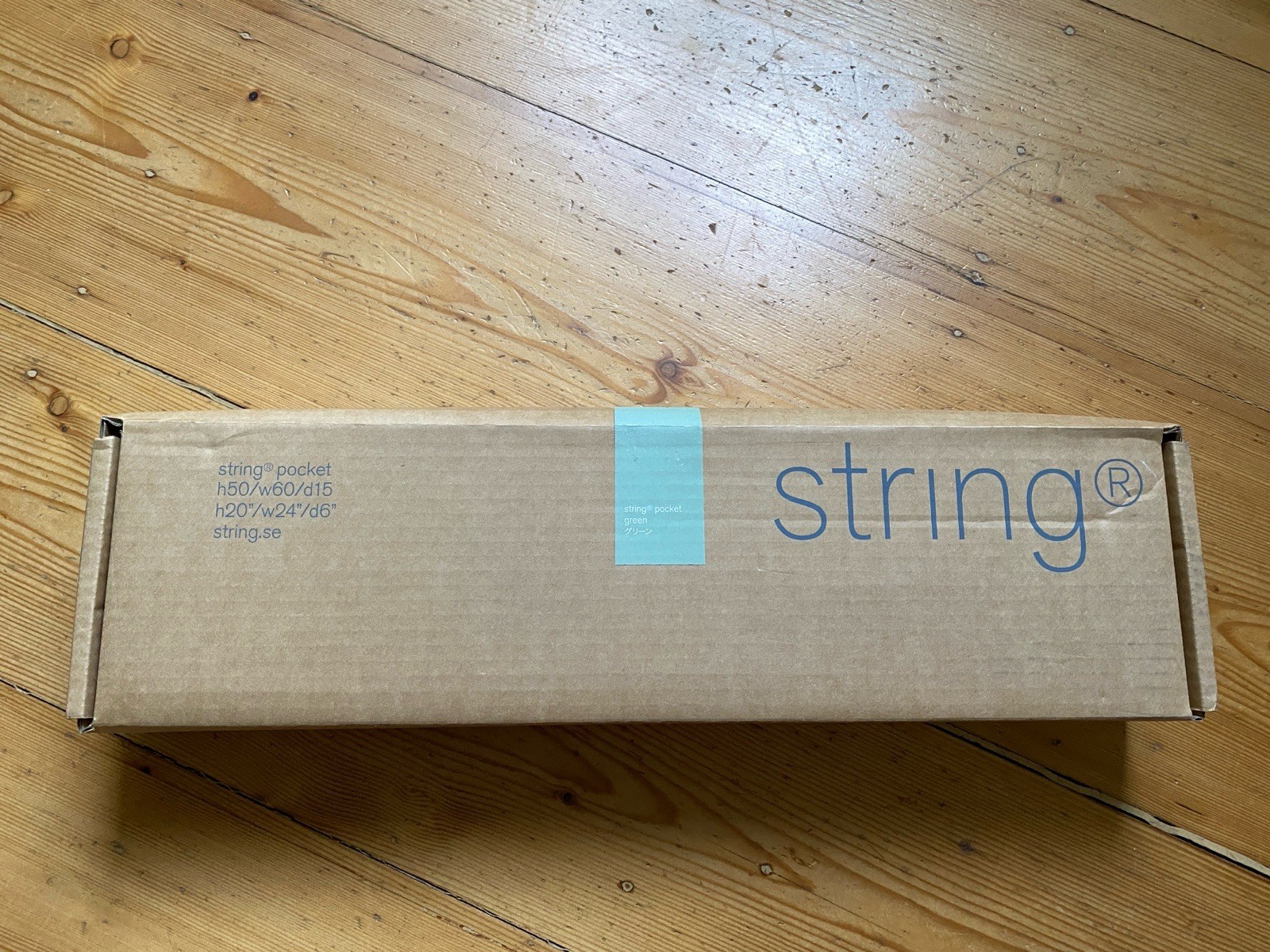 Original String Pocket 3 Regalböden Regalboden grünsalbei