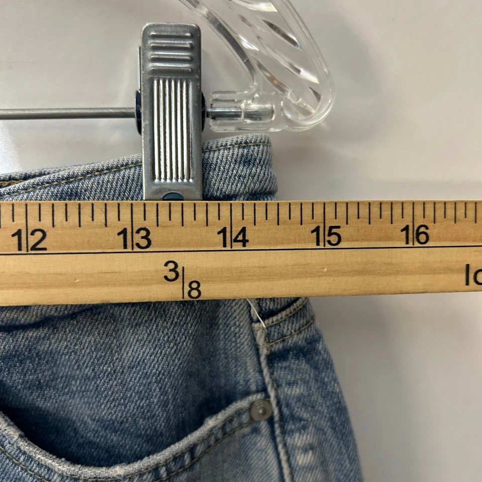 Joes Cut Off Embroidered Back Pocket Distressed Denim Jean Shorts Womens Size 25 - Image 4 of 4