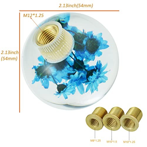 Blue Crystal Ball Shift Knob for Car Gear Shifter - Flower Car Gear | eBay
