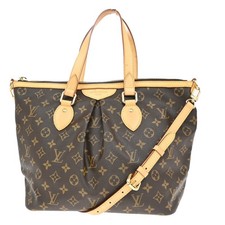 LOUIS VUITTON Palermo PM Shoulder Hand Bag Monogram Leather BN M40145 600RF518