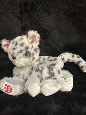 Build A Bear Cat Kitten Grey Gray Promise Pets Green Eyes Spots Unstuffed