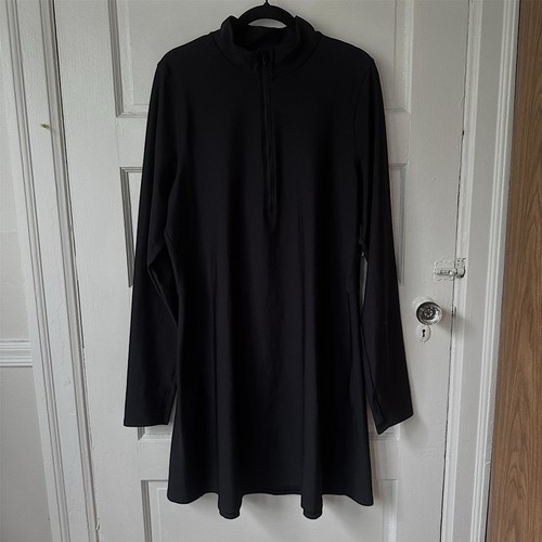 Old Navy Active Mini Dress XXLT Long Sleeve Powersoft Stretch 1/4 Zip Tennis NWT - Bild 7 von 15