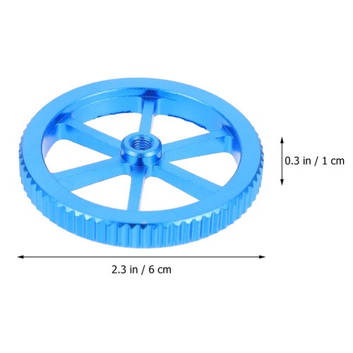 2 Pcs Hand- Set Aluminum Printer Bed Leveling Nuts - Afbeelding 2 van 12