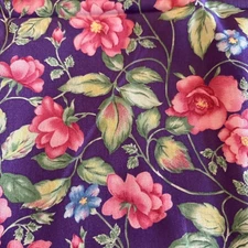 Bellissima By Maywood Studio Floral/Vines Cotton Fabric 44” x BTY