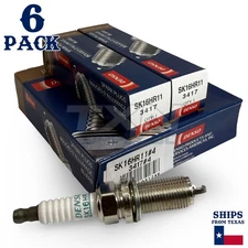 6 Pack Denso 3417 Iridium Long Life Spark Plugs SK16HR11