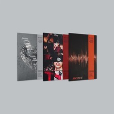 TREASURE [LOVE PULSE] 3rd Mini Album CD-R+Foto Buch+Band+Poster+13 Karte+Holder