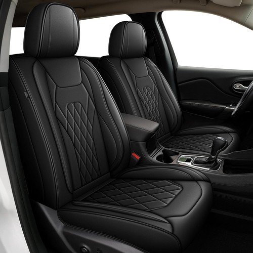 Fundas de asiento para GMC Canyon 2015-2025, cuero sintético automotriz (2/5 asientos) - Imagen 2 de 17