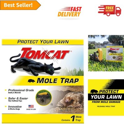 Innovative Mole Trap with Pedal Activation - Humane Quick Capture Design